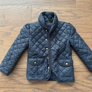 Polo by Ralph Lauren Kids Quilted Jacket in Dark Blue